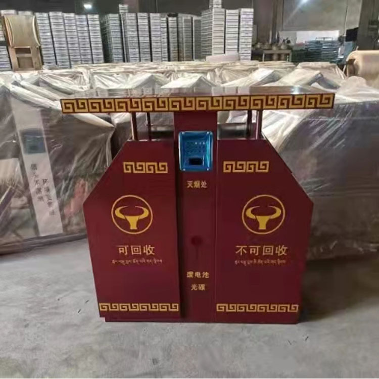 拉薩客戶，定制的垃圾桶
